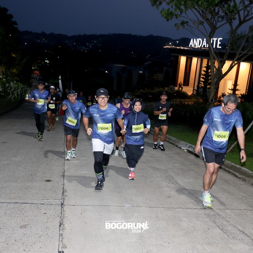 Race photo from BOGORUN 2026