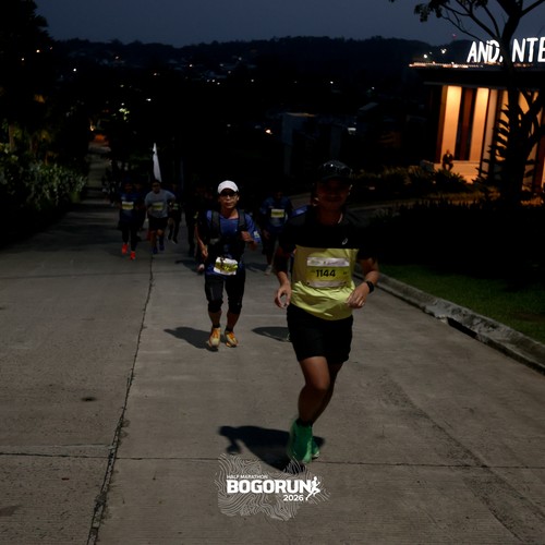 Race photo from BOGORUN 2026