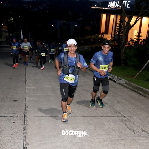 Race photo from BOGORUN 2026