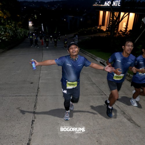 Race photo from BOGORUN 2026