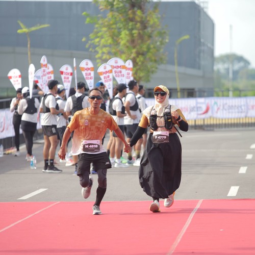 Race photo from KEDIRI HALF MARATHON 2026