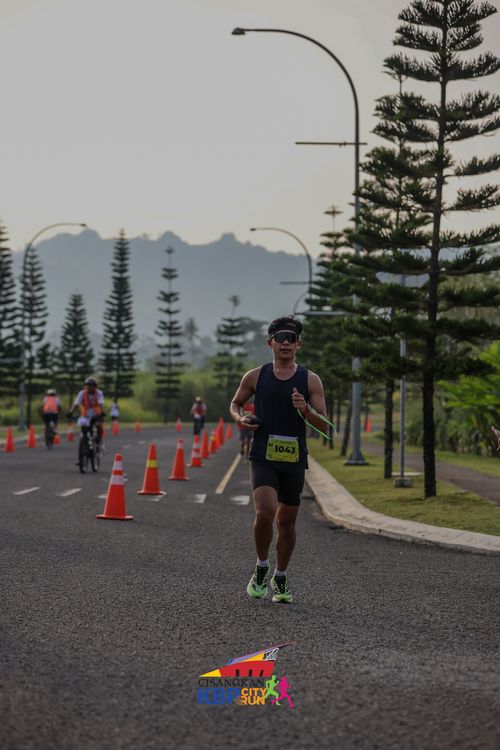 Race photo from CISANGKAN KBP CITY RUN 2025