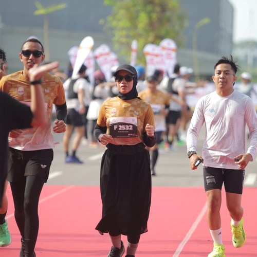 Race photo from KEDIRI HALF MARATHON 2026