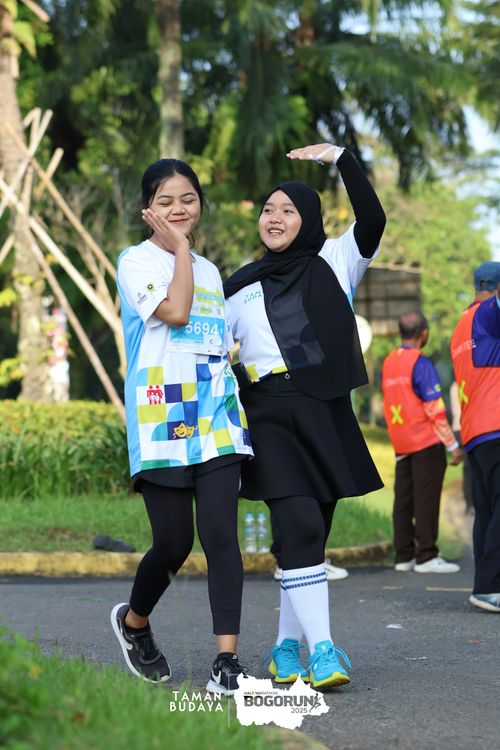Race photo from Taman Budaya x BOGORUN 2025
