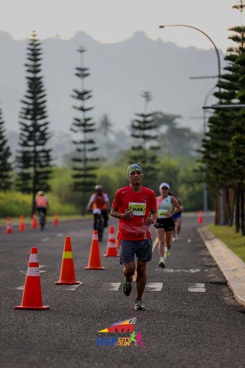 Race photo from CISANGKAN KBP CITY RUN 2025