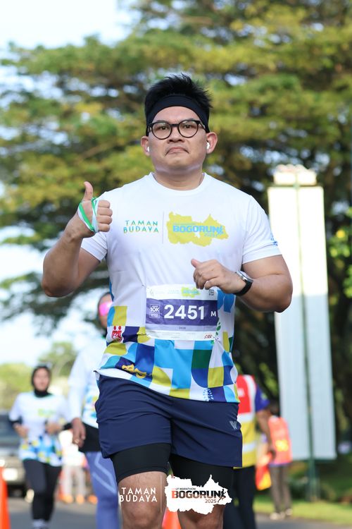 Race photo from Taman Budaya x BOGORUN 2025