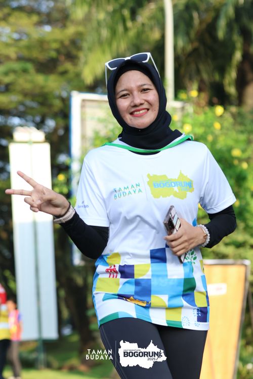 Race photo from Taman Budaya x BOGORUN 2025