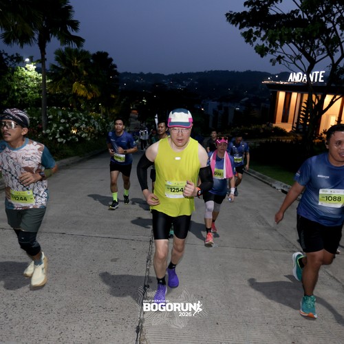 Race photo from BOGORUN 2026