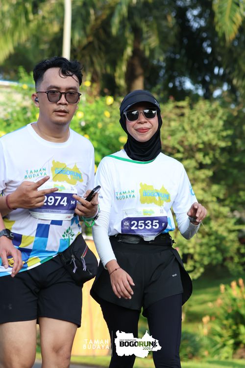 Race photo from Taman Budaya x BOGORUN 2025