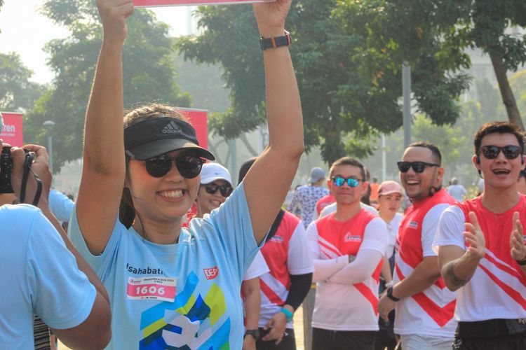 Race photo from Smartfren Run 2024 Vibes