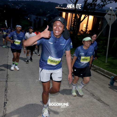 Race photo from BOGORUN 2026