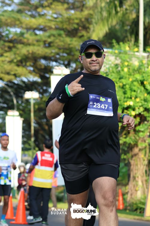 Race photo from Taman Budaya x BOGORUN 2025