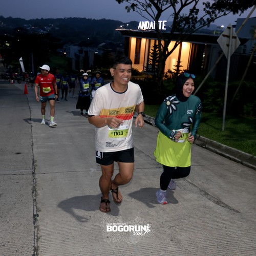 Race photo from BOGORUN 2026
