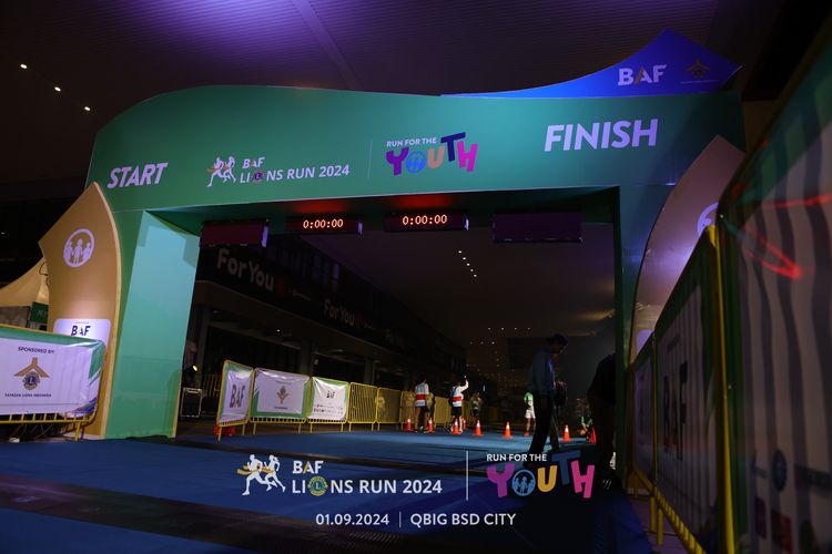 Race photo from BAF LIONS RUN 2024