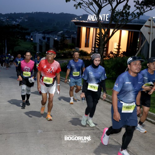 Race photo from BOGORUN 2026