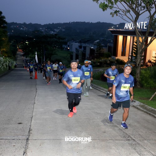 Race photo from BOGORUN 2026