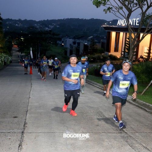 Race photo from BOGORUN 2026