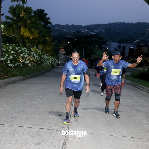 Race photo from BOGORUN 2026