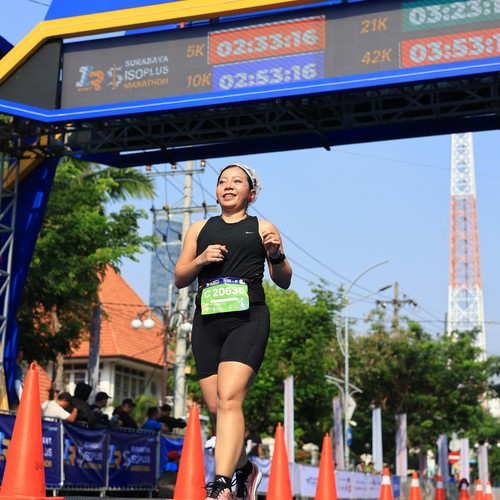 Race photo from SURABAYA ISOPLUS MARATHON 2026