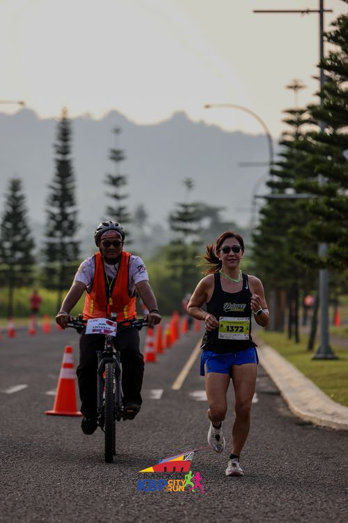 Race photo from CISANGKAN KBP CITY RUN 2025