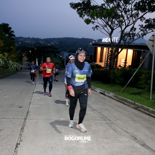Race photo from BOGORUN 2026
