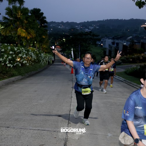 Race photo from BOGORUN 2026