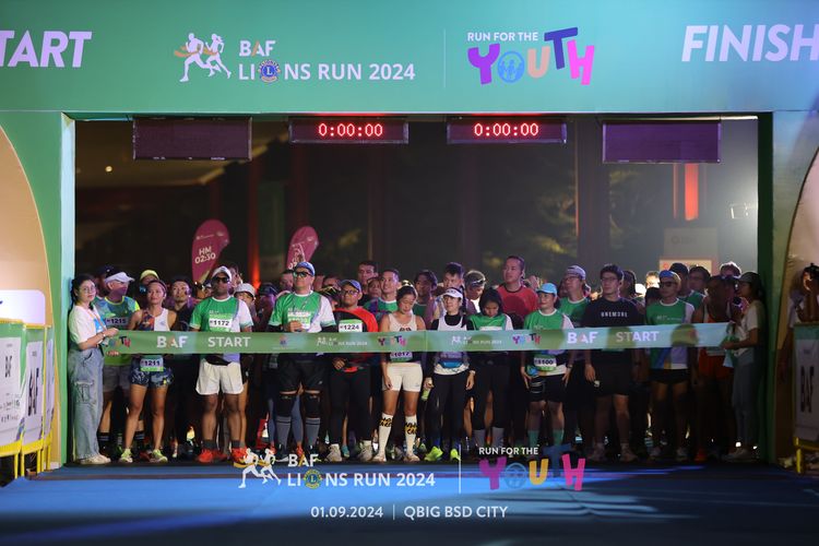 Race photo from BAF LIONS RUN 2024