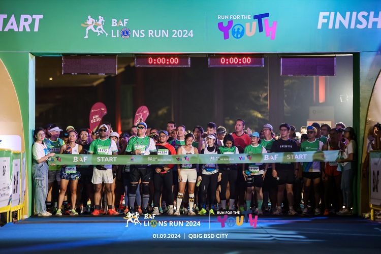 Race photo from BAF LIONS RUN 2024