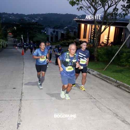 Race photo from BOGORUN 2026