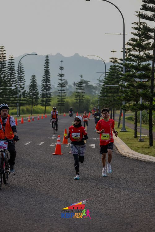 Race photo from CISANGKAN KBP CITY RUN 2025