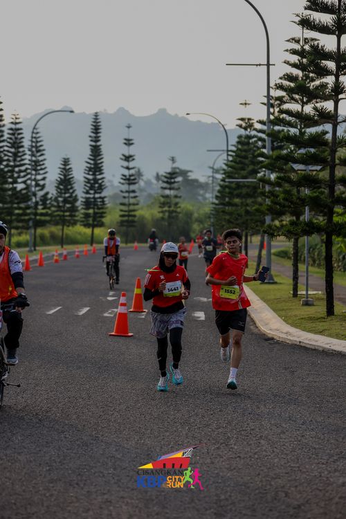 Race photo from CISANGKAN KBP CITY RUN 2025