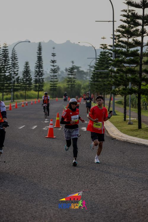 Race photo from CISANGKAN KBP CITY RUN 2025