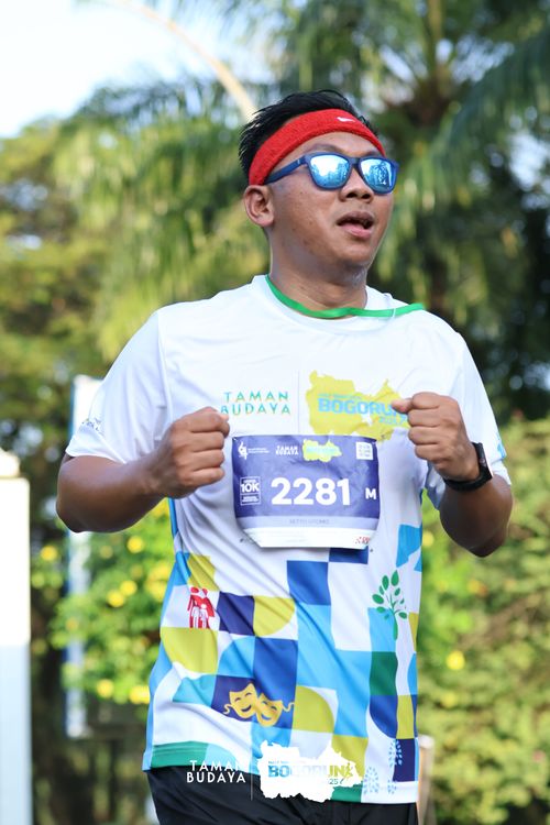 Race photo from Taman Budaya x BOGORUN 2025