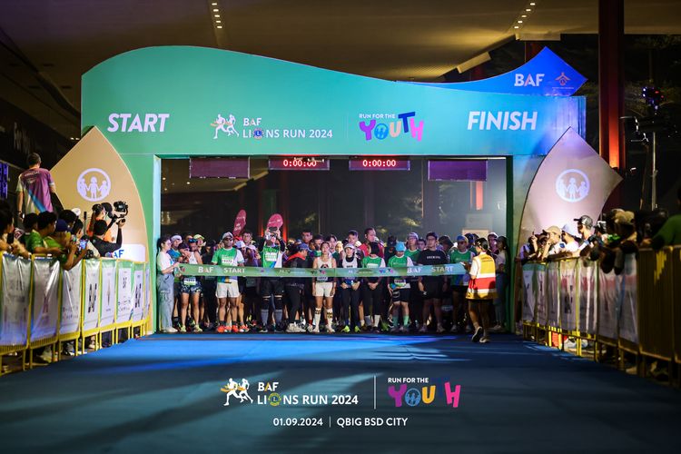 Race photo from BAF LIONS RUN 2024
