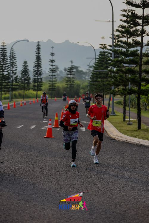Race photo from CISANGKAN KBP CITY RUN 2025