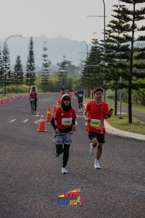 Race photo from CISANGKAN KBP CITY RUN 2025