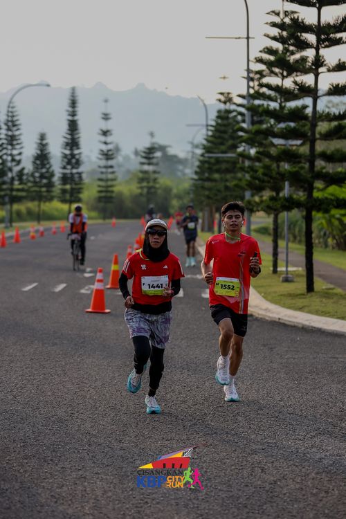 Race photo from CISANGKAN KBP CITY RUN 2025