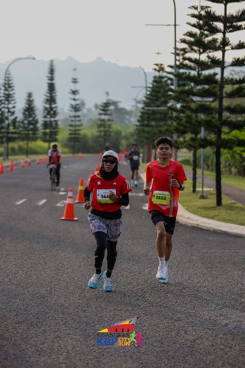 Race photo from CISANGKAN KBP CITY RUN 2025