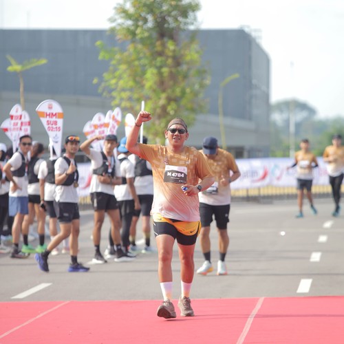 Race photo from KEDIRI HALF MARATHON 2026
