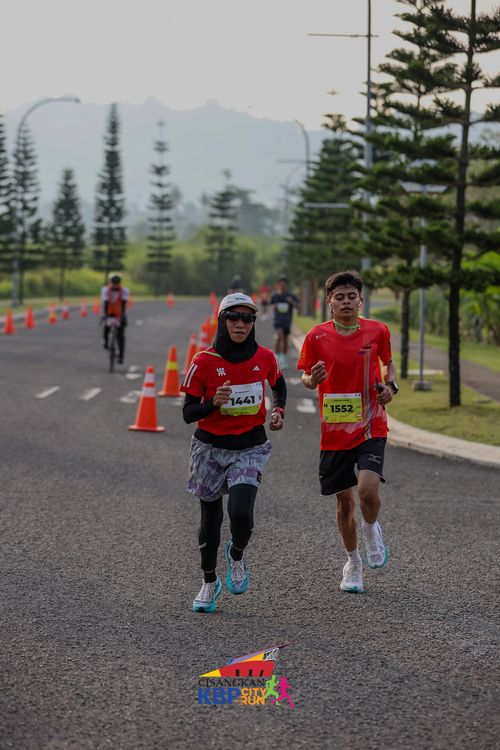 Race photo from CISANGKAN KBP CITY RUN 2025