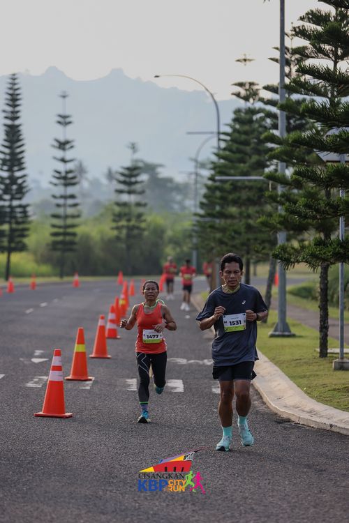 Race photo from CISANGKAN KBP CITY RUN 2025