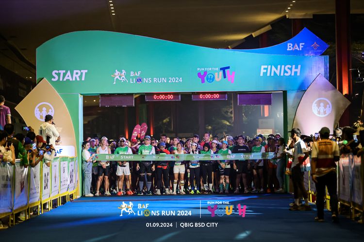 Race photo from BAF LIONS RUN 2024