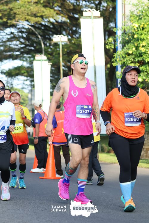 Race photo from Taman Budaya x BOGORUN 2025