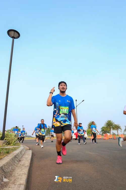 Race photo from ISOPlus Run 2024 Jakarta