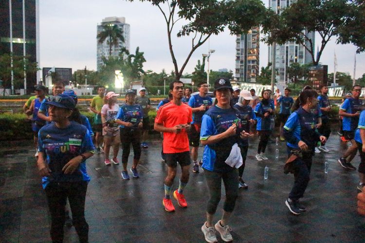 Race photo from Road to BAF Lions Run 2024