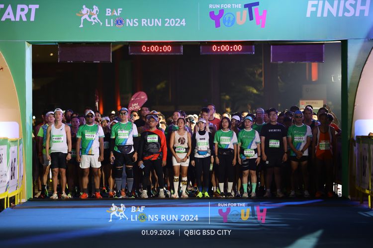Race photo from BAF LIONS RUN 2024