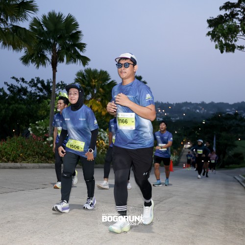 Race photo from BOGORUN 2026