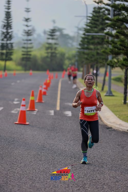 Race photo from CISANGKAN KBP CITY RUN 2025