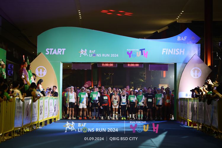 Race photo from BAF LIONS RUN 2024