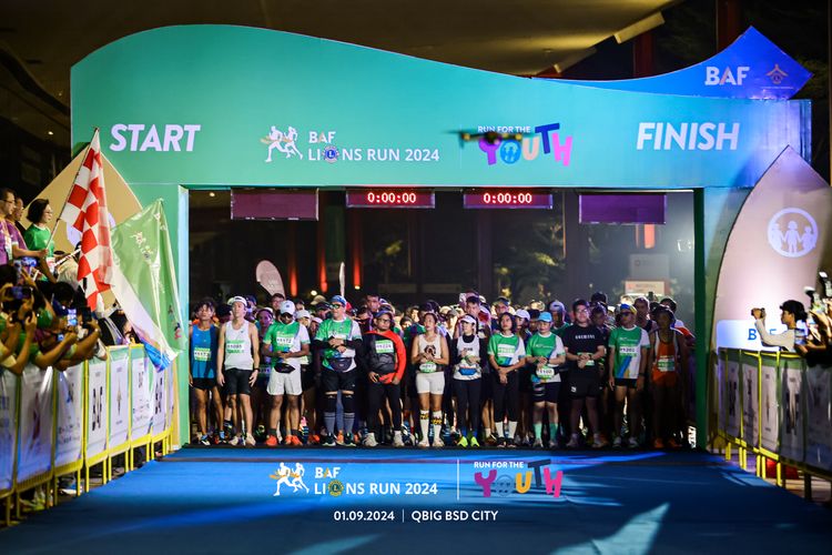 Race photo from BAF LIONS RUN 2024